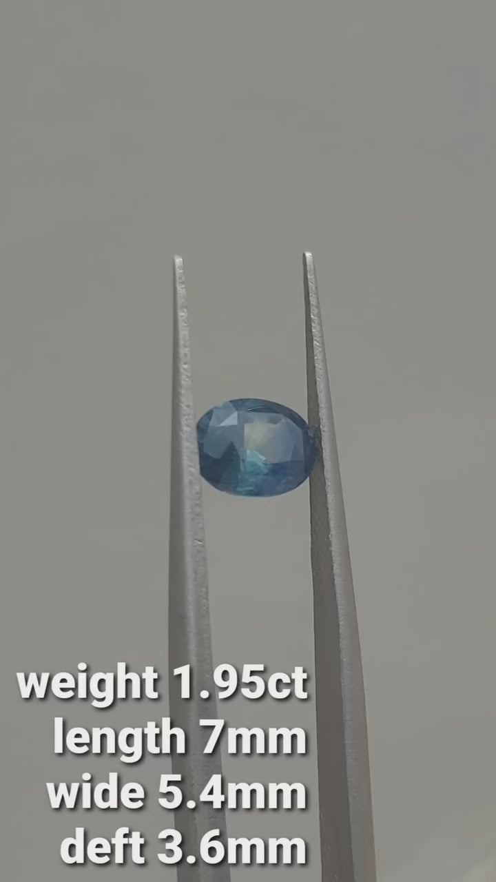 画材 Sapphire Genuine Fine 315.60 Ct Natural Bi-Color Sapphire