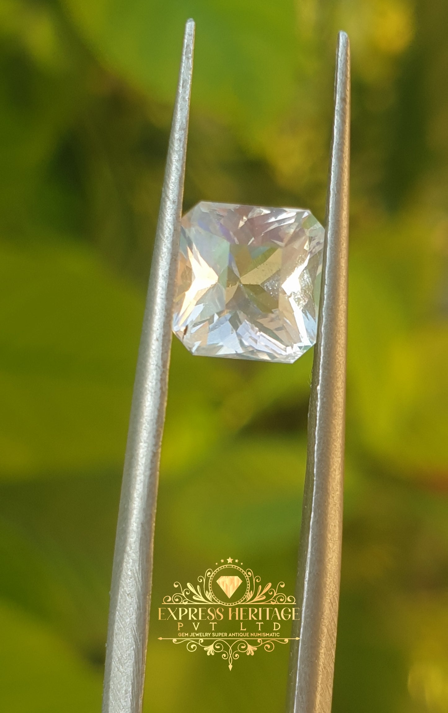 Rear Rainbow Moonstone Multicolor 1.425 ct