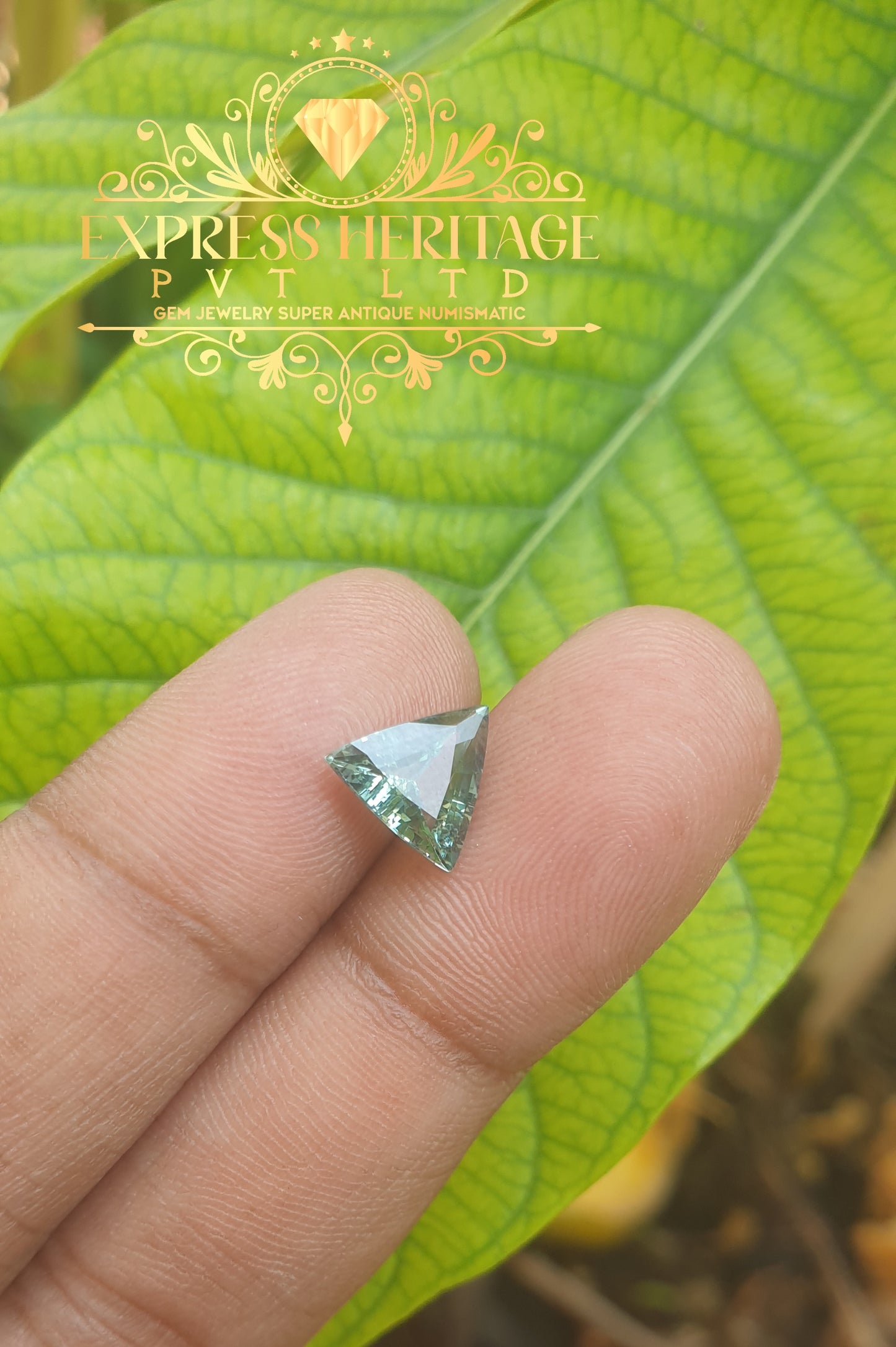 Tel Sapphir 1.650ct Blue & Green Tone