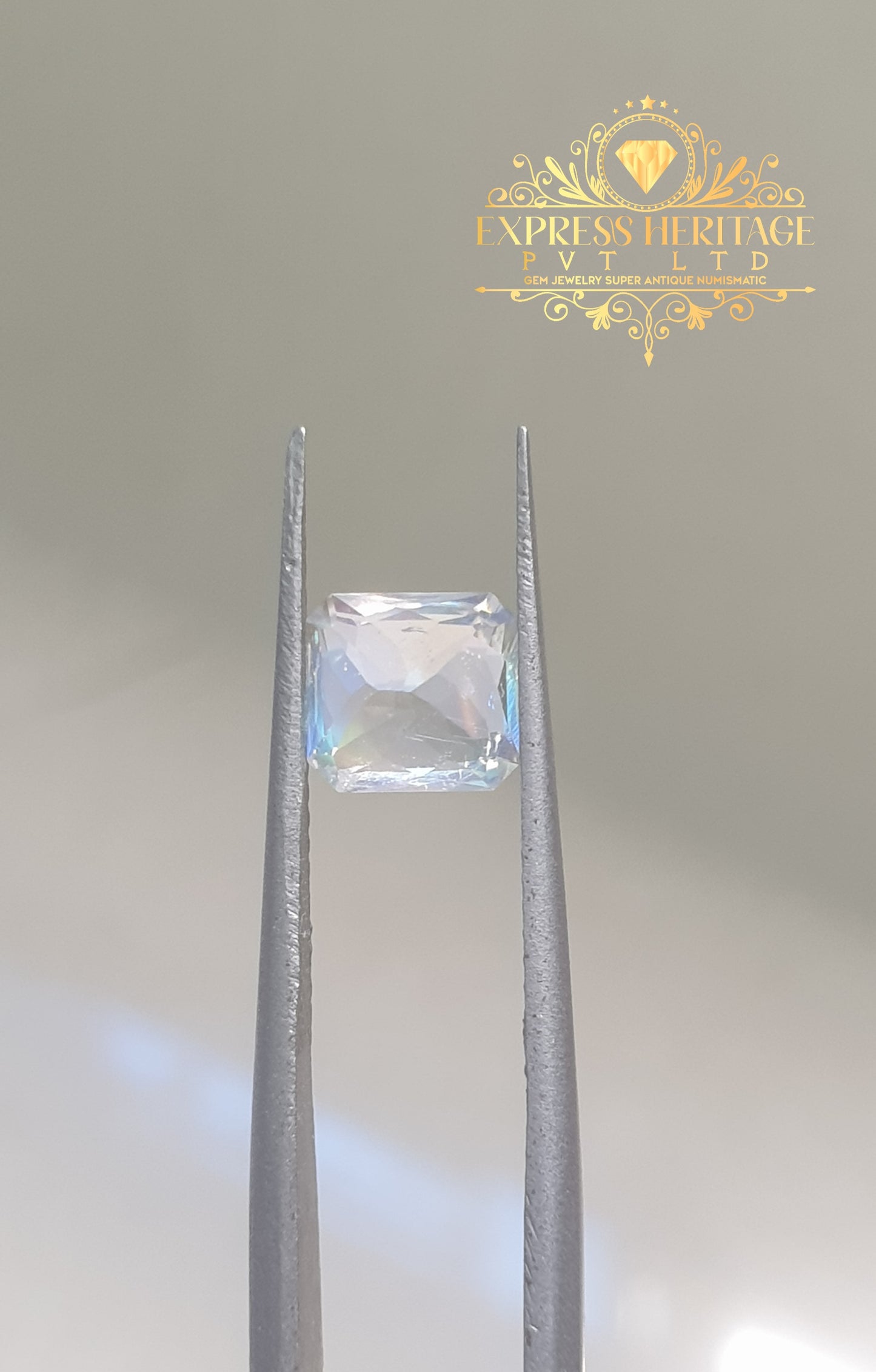 Rear Rainbow Moonstone Multicolor Glowing EH1045