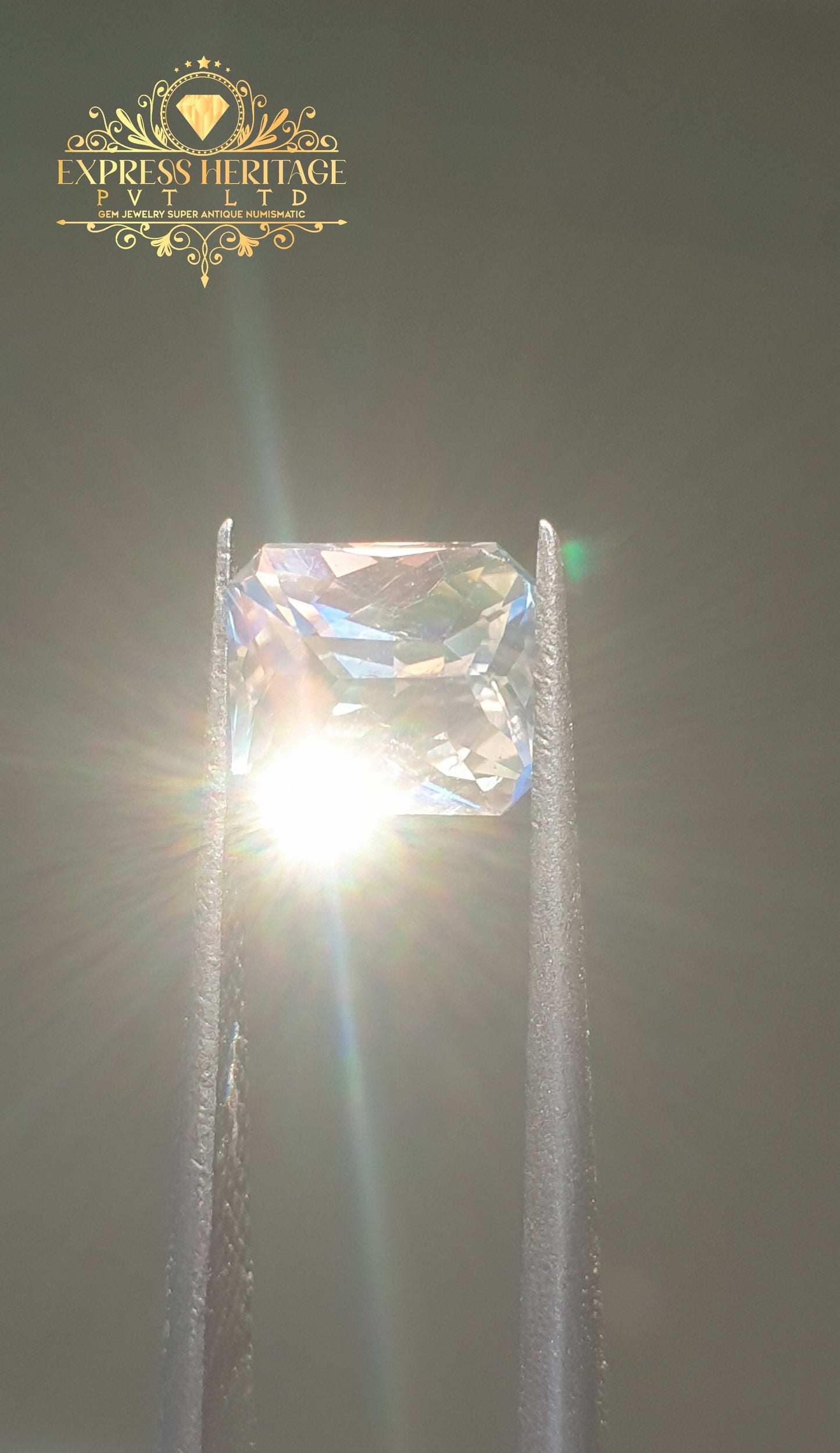 Rear Rainbow Moonstone Multicolor Glowing EH1039