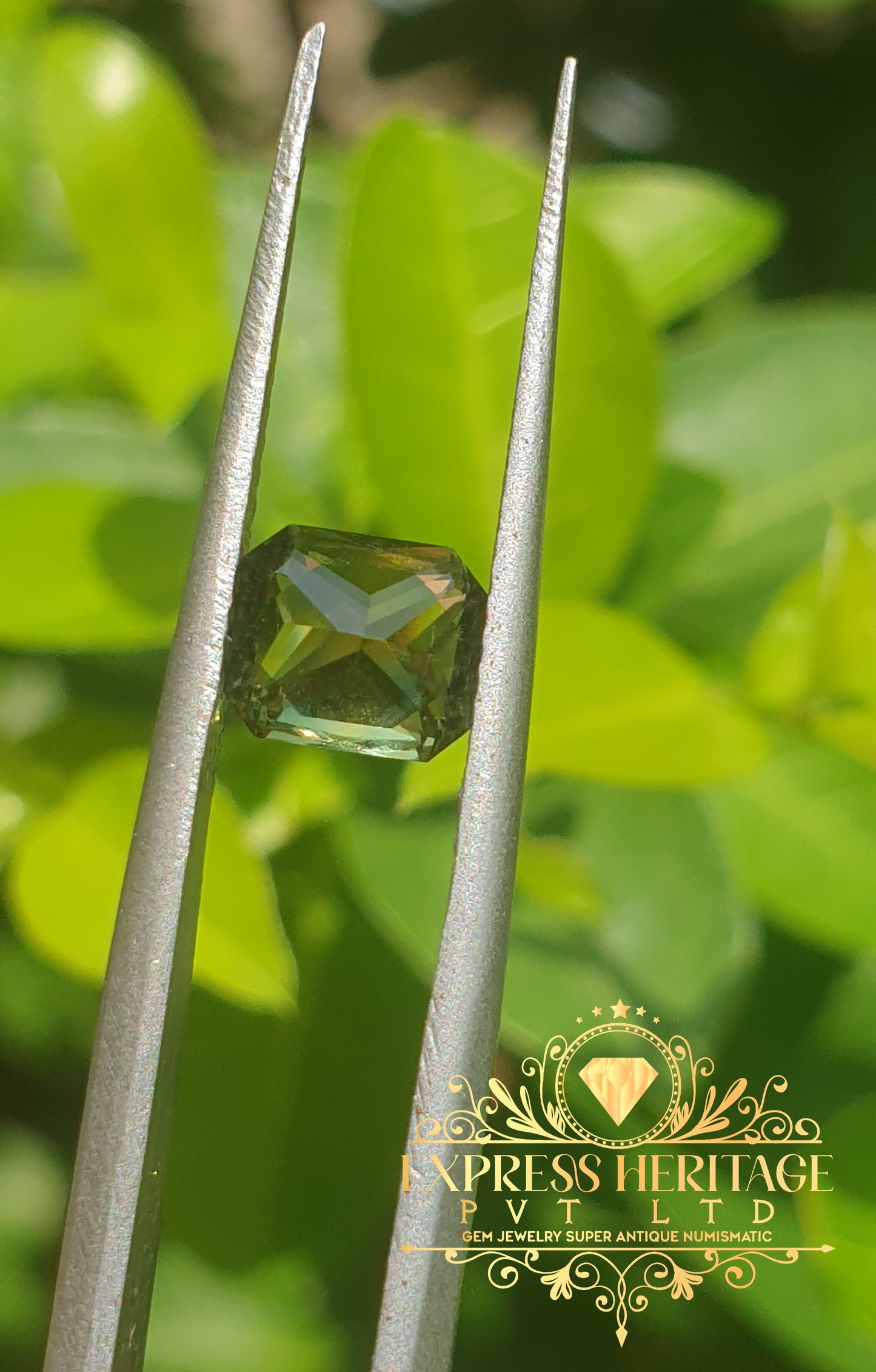 Teal sapphire || Parti Sapphire || Green-Yellow Blue Hues Multicolor Sapphir