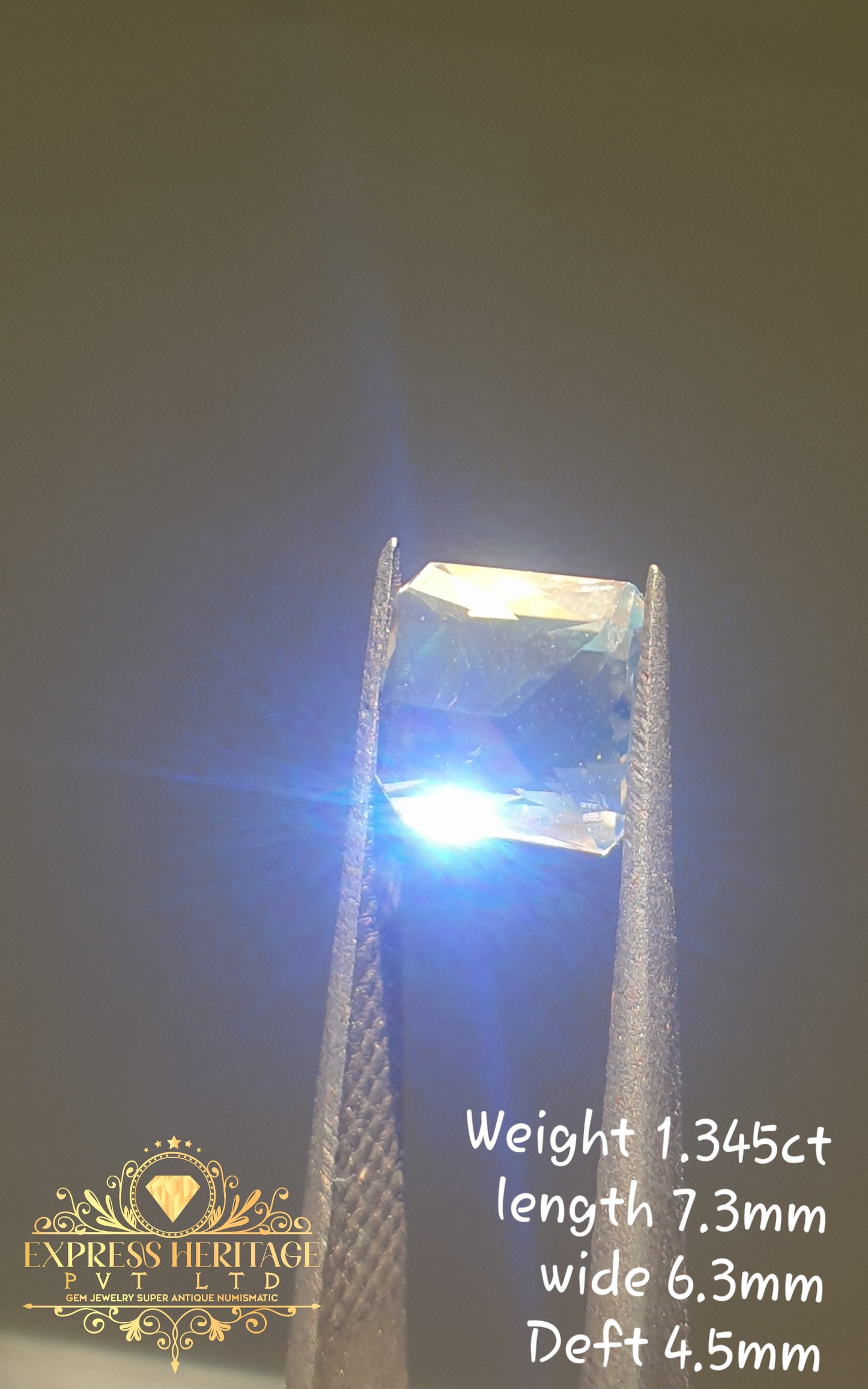Rear Rainbow Moonstone Multicolor Glowing EH1039