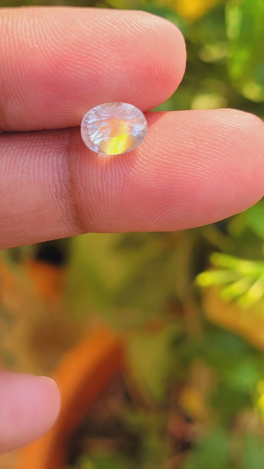 Natural Rainbow Moonstone 🌈 Multicolor (Rear)Beautiful Mystical Gemstone