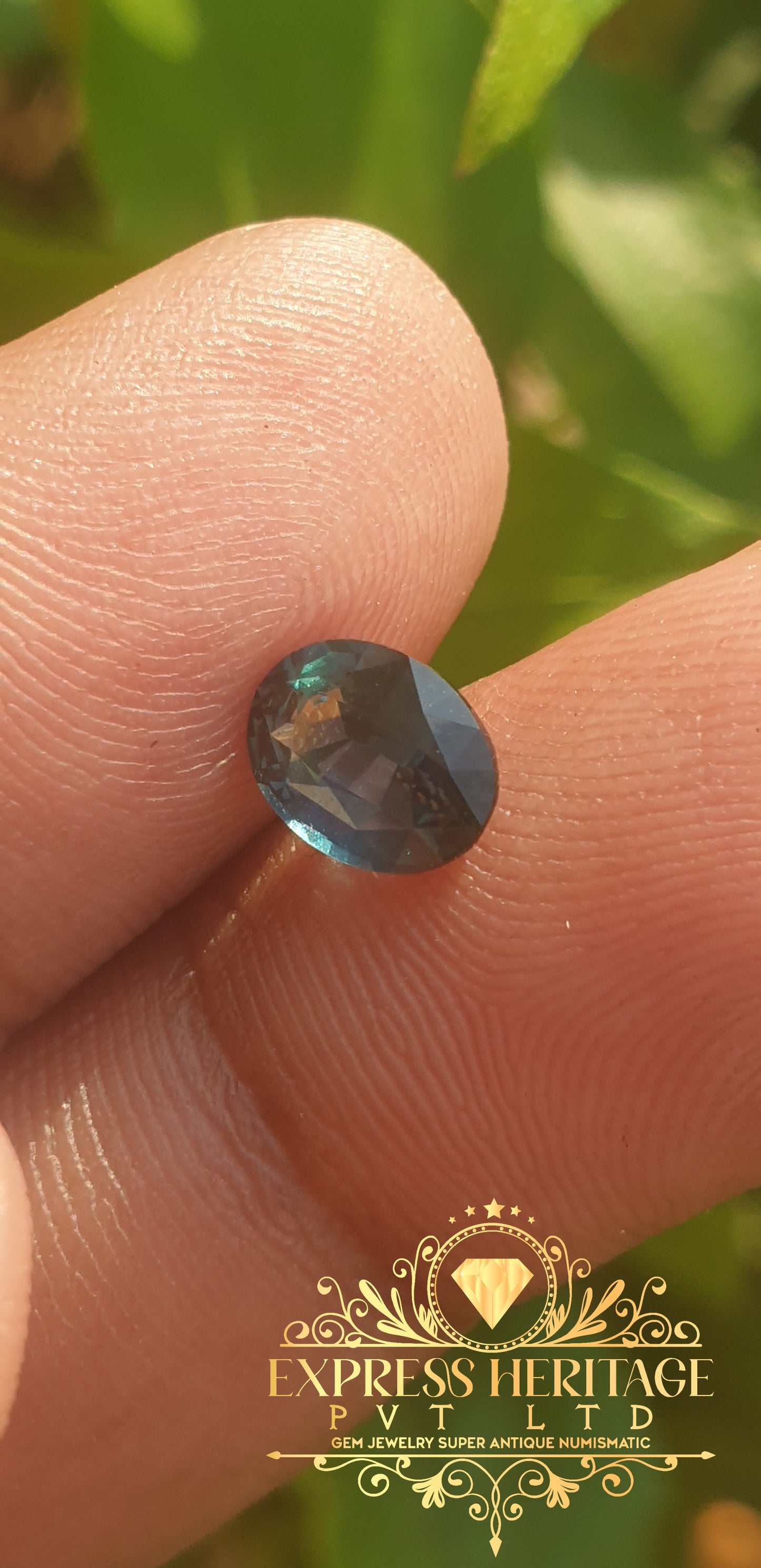 Tel Sapphir 1.300ct Unique Blue-Green Sapphir