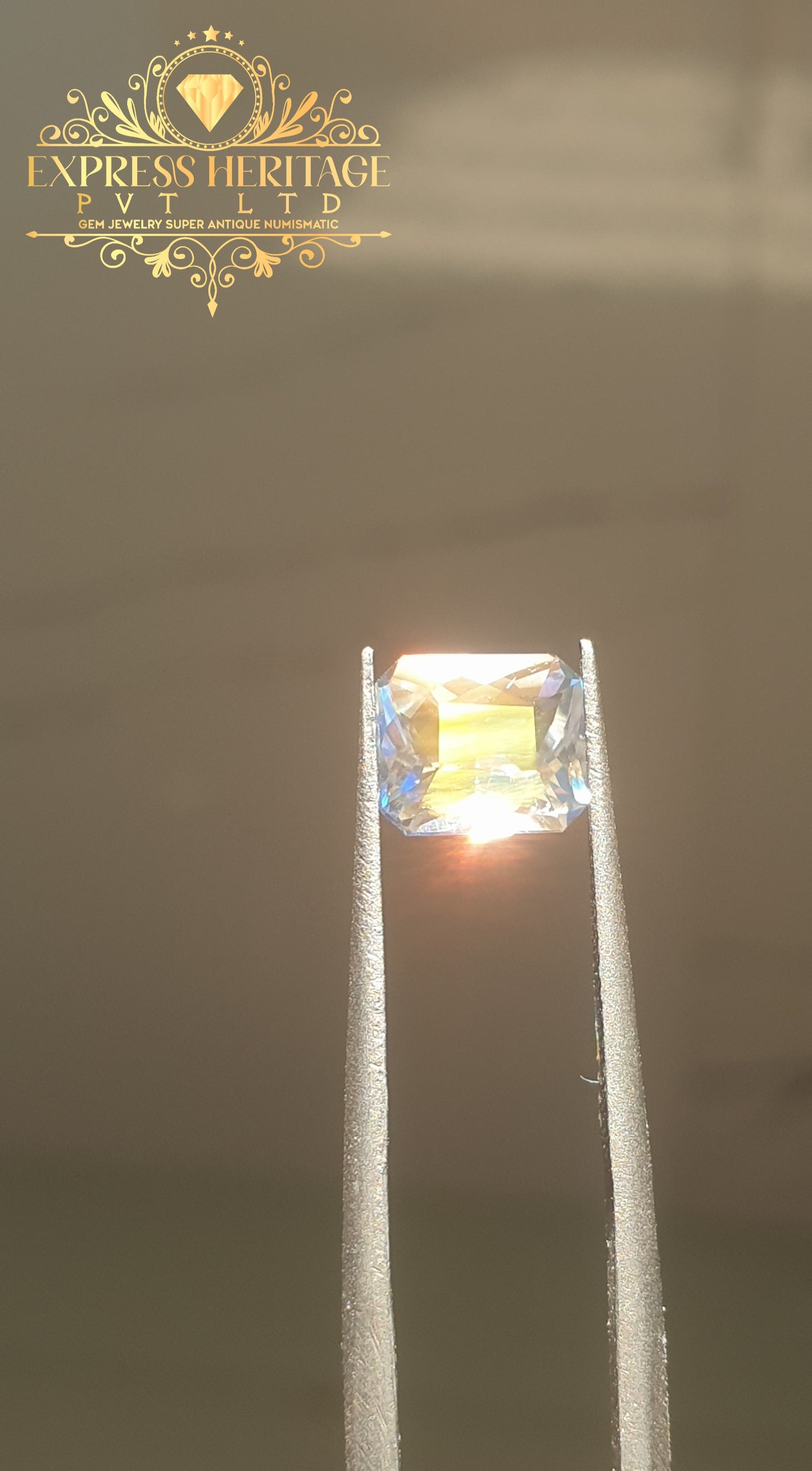 Rear Rainbow Moonstone Multicolor Glowing EH1039