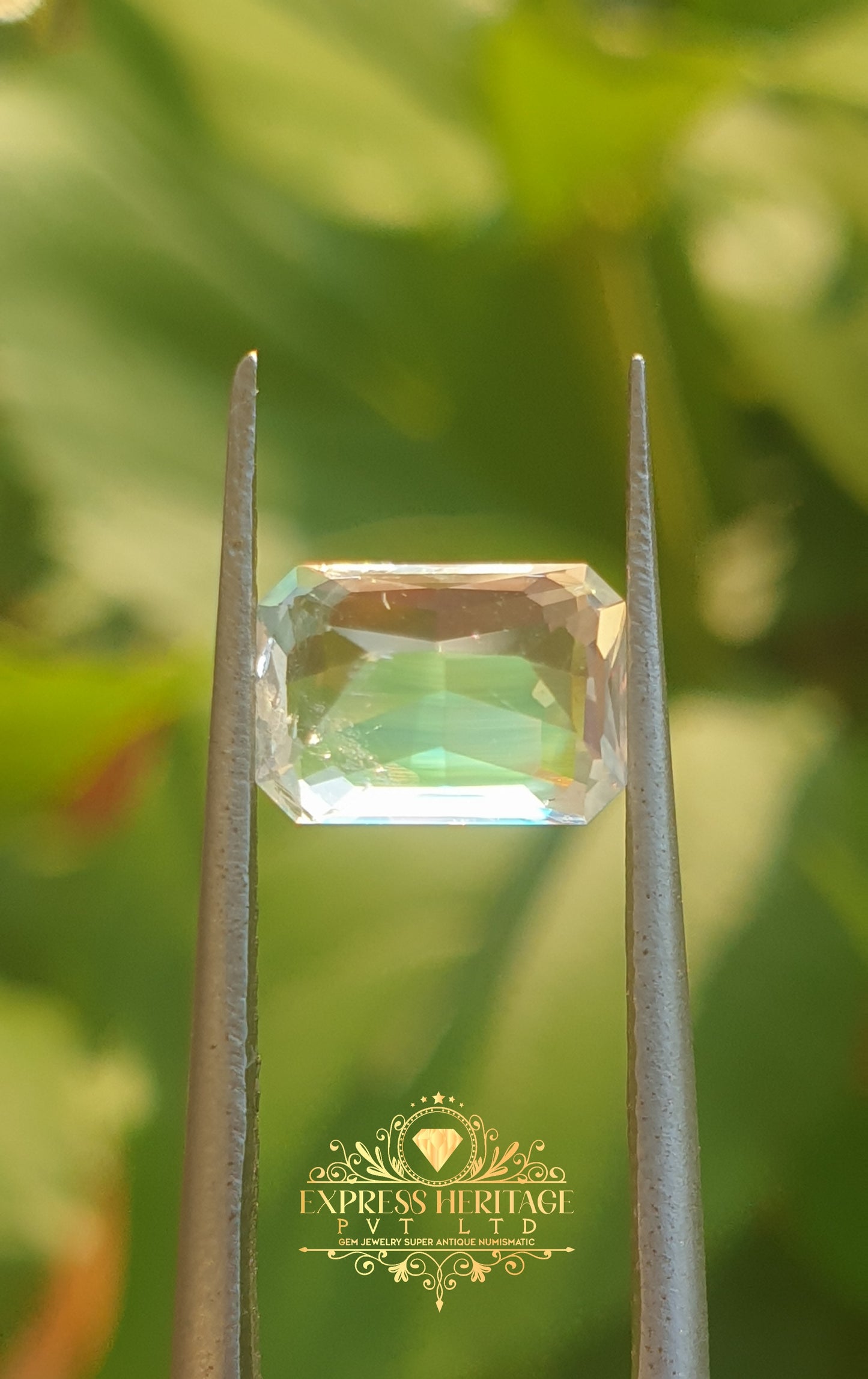 Rear Rainbow Moonstone 1.520 ct Multicolored