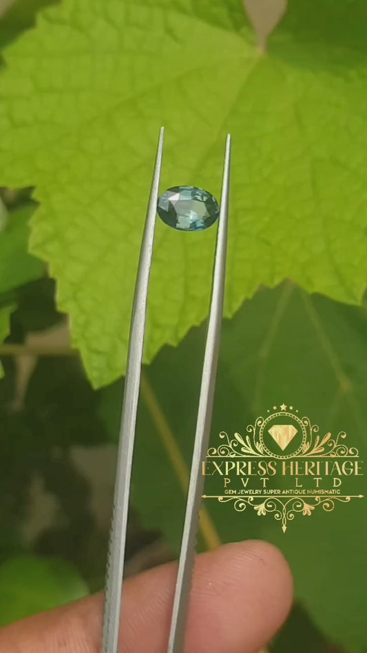 Tel Sapphir 1.60ct Blue Green Color