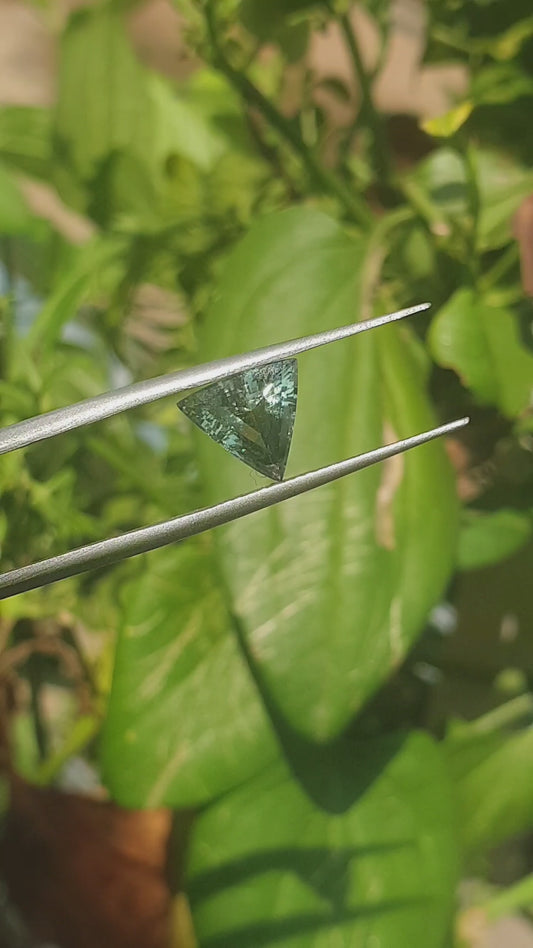 Tel Sapphir 1.650ct Blue & Green Tone