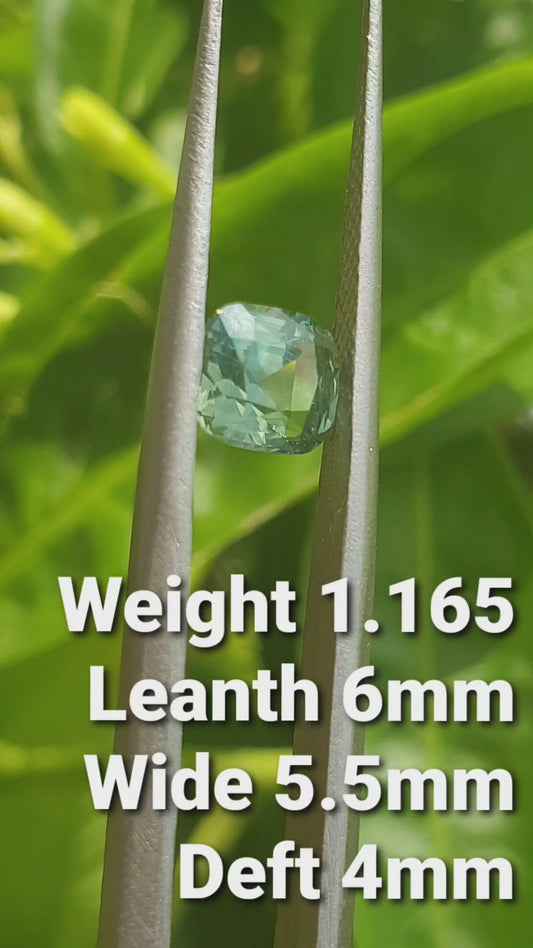 Natural Teal Sapphire | Blue-Green Sapphire | Natural Gemstone
