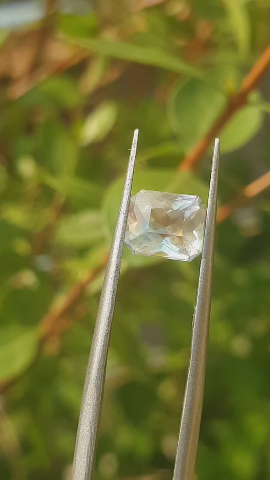 Rear Rainbow Moonstone 1.365 ct Perfect Multicolor