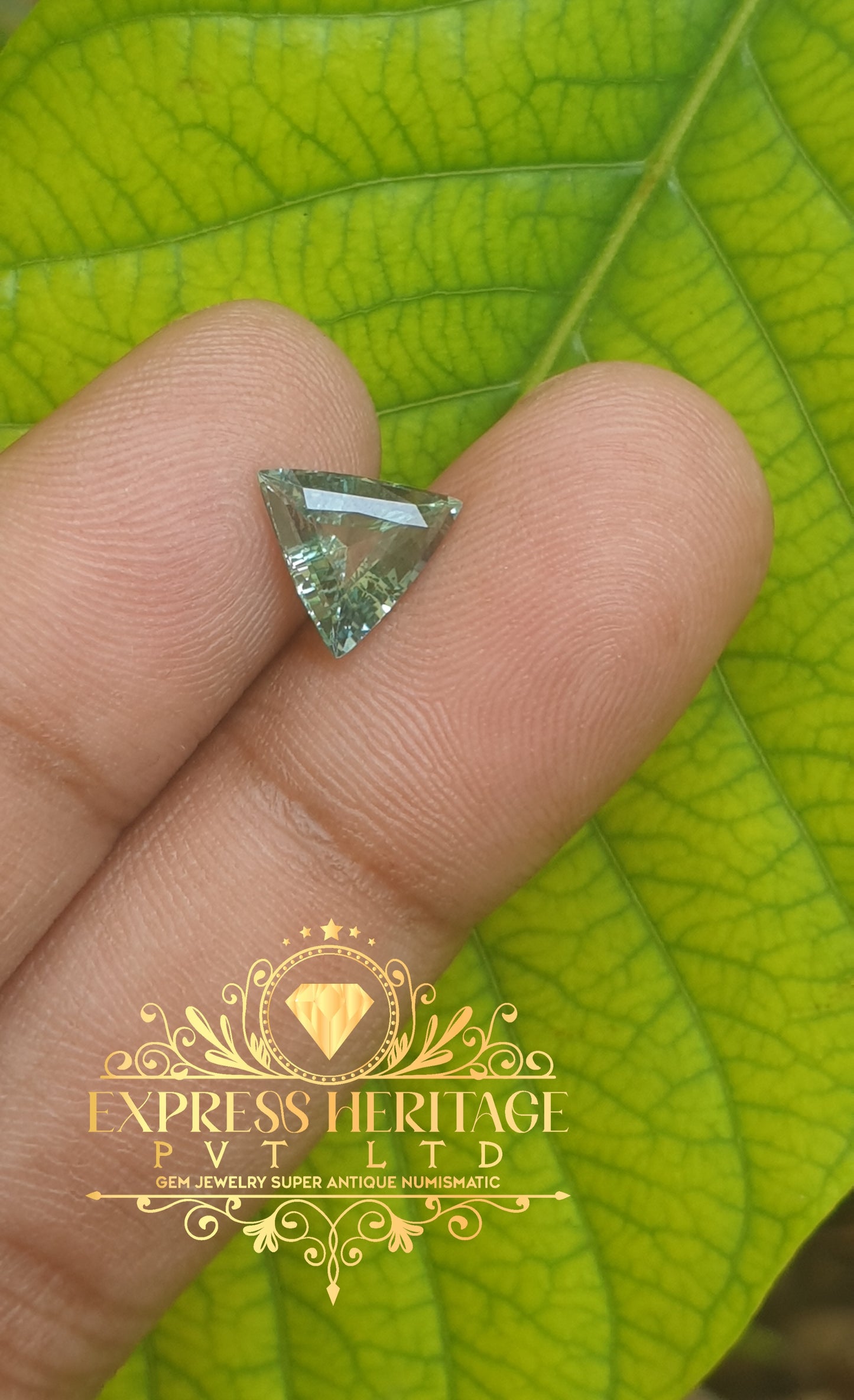 Tel Sapphir 1.650ct Blue & Green Tone