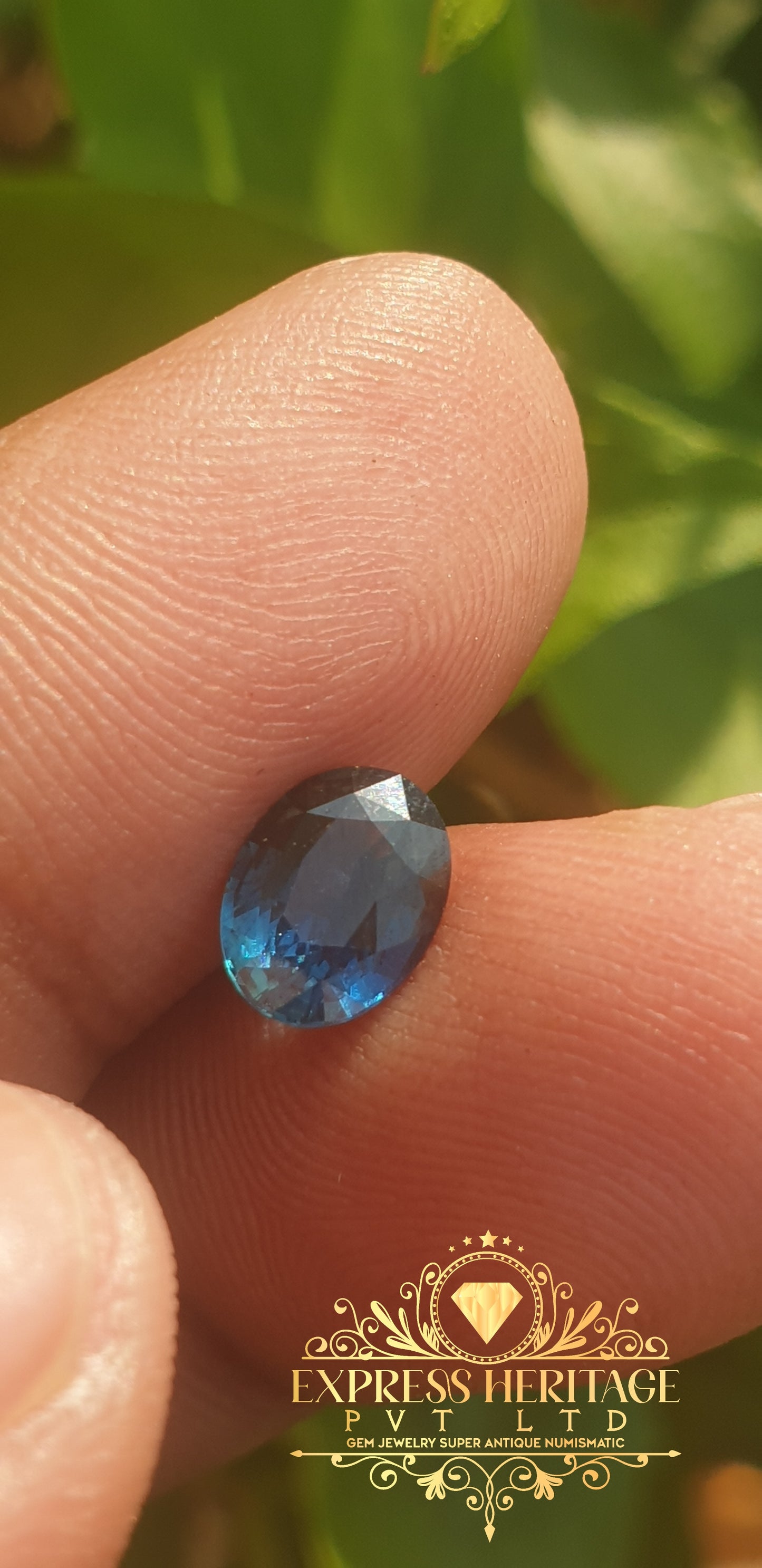 Tel Sapphir 1.300ct Unique Blue-Green Sapphir