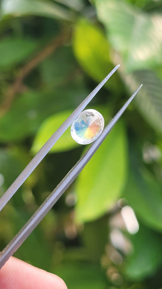 Natural Rainbow Moonstone 🌈 Multicolor (Rear)Beautiful Mystical Gemstone