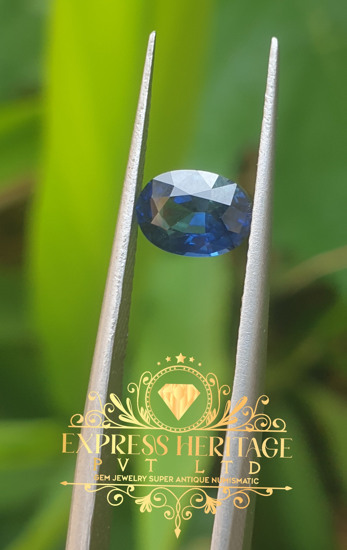 Deep Blue Sapphir 1.35ct EH1035