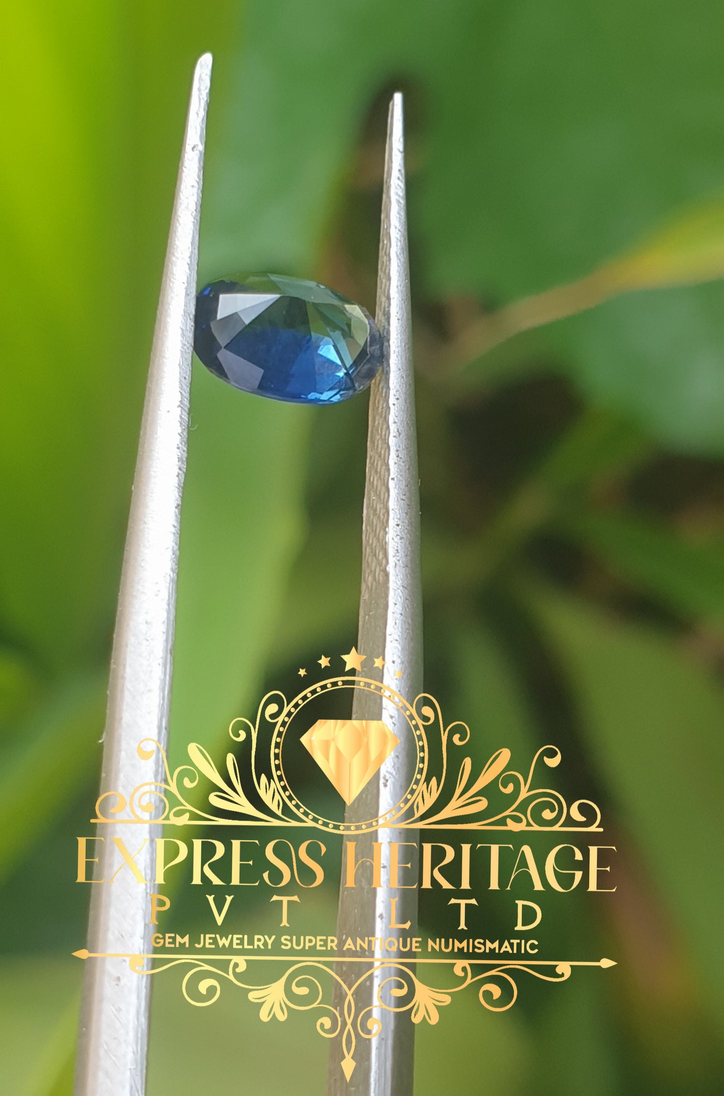 Deep Blue Sapphir 1.35ct EH1035