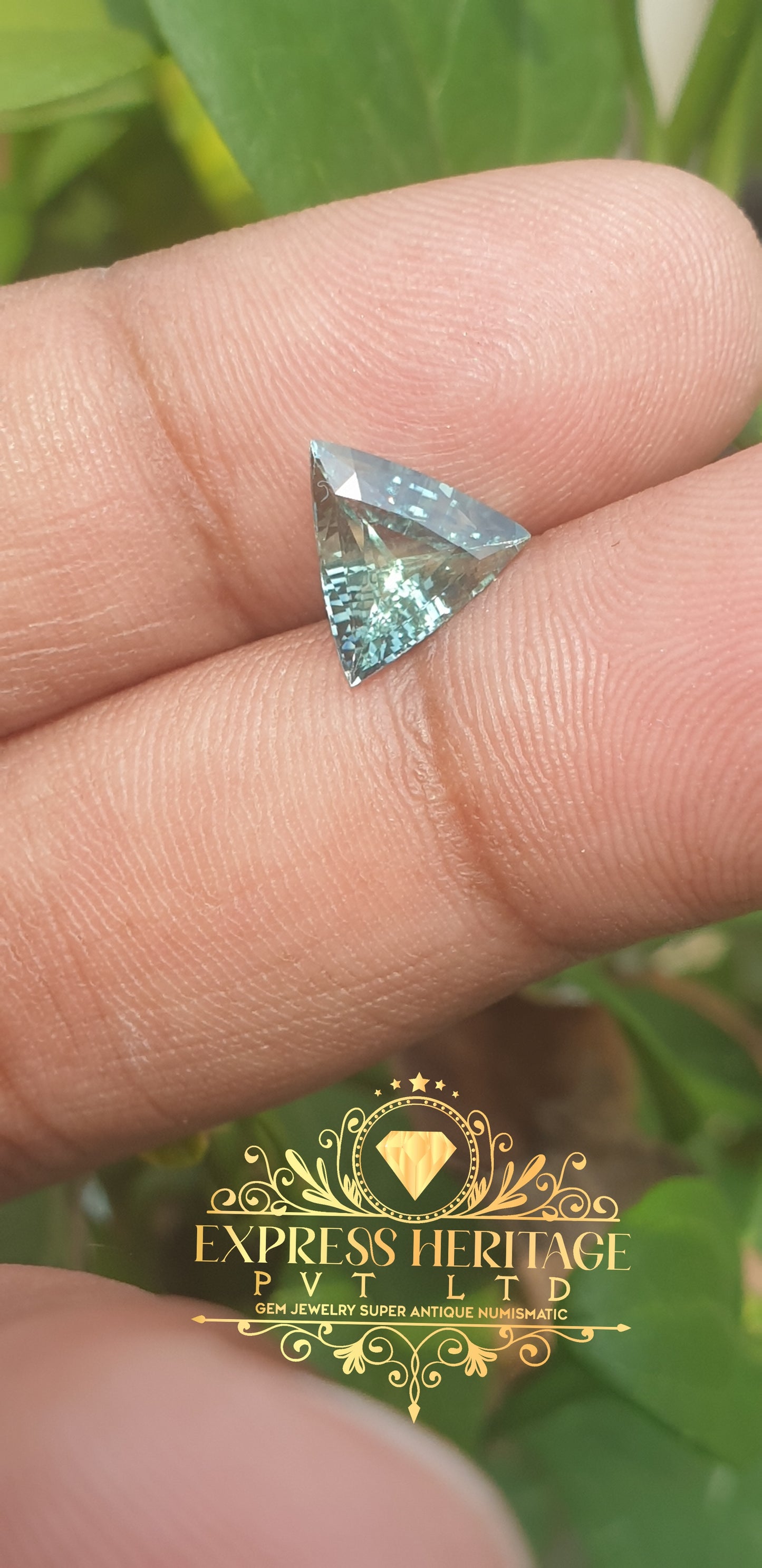 Tel Sapphir 1.650ct Blue & Green Tone