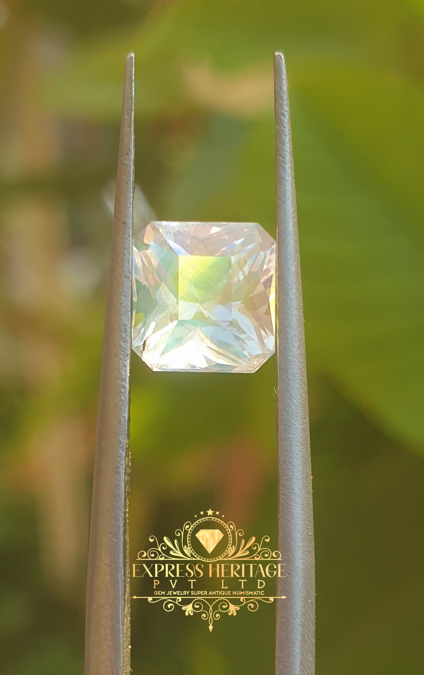 Rear Rainbow Moonstone Multicolor 1.425 ct