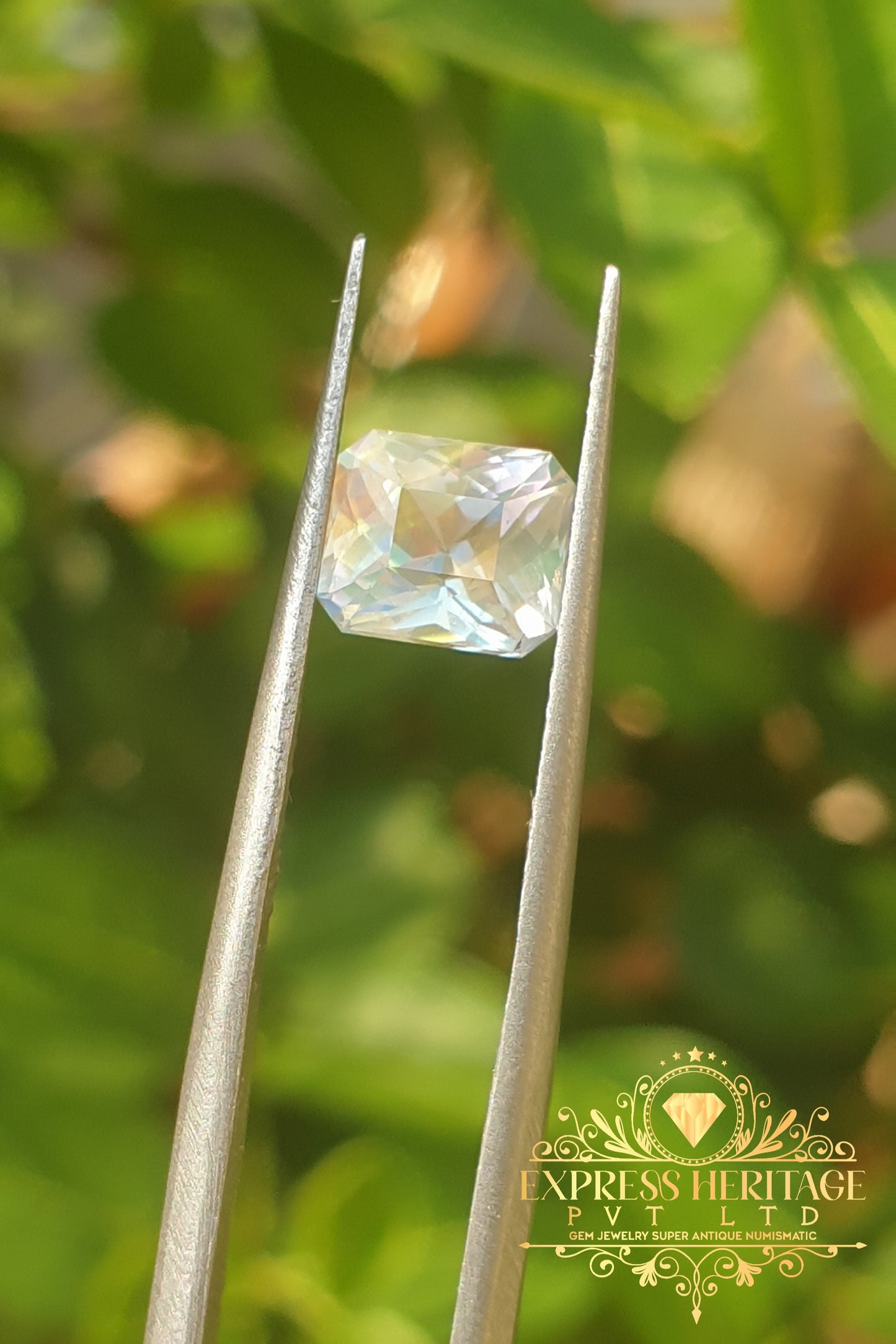 Rear Rainbow Moonstone 1.365 ct Perfect Multicolor