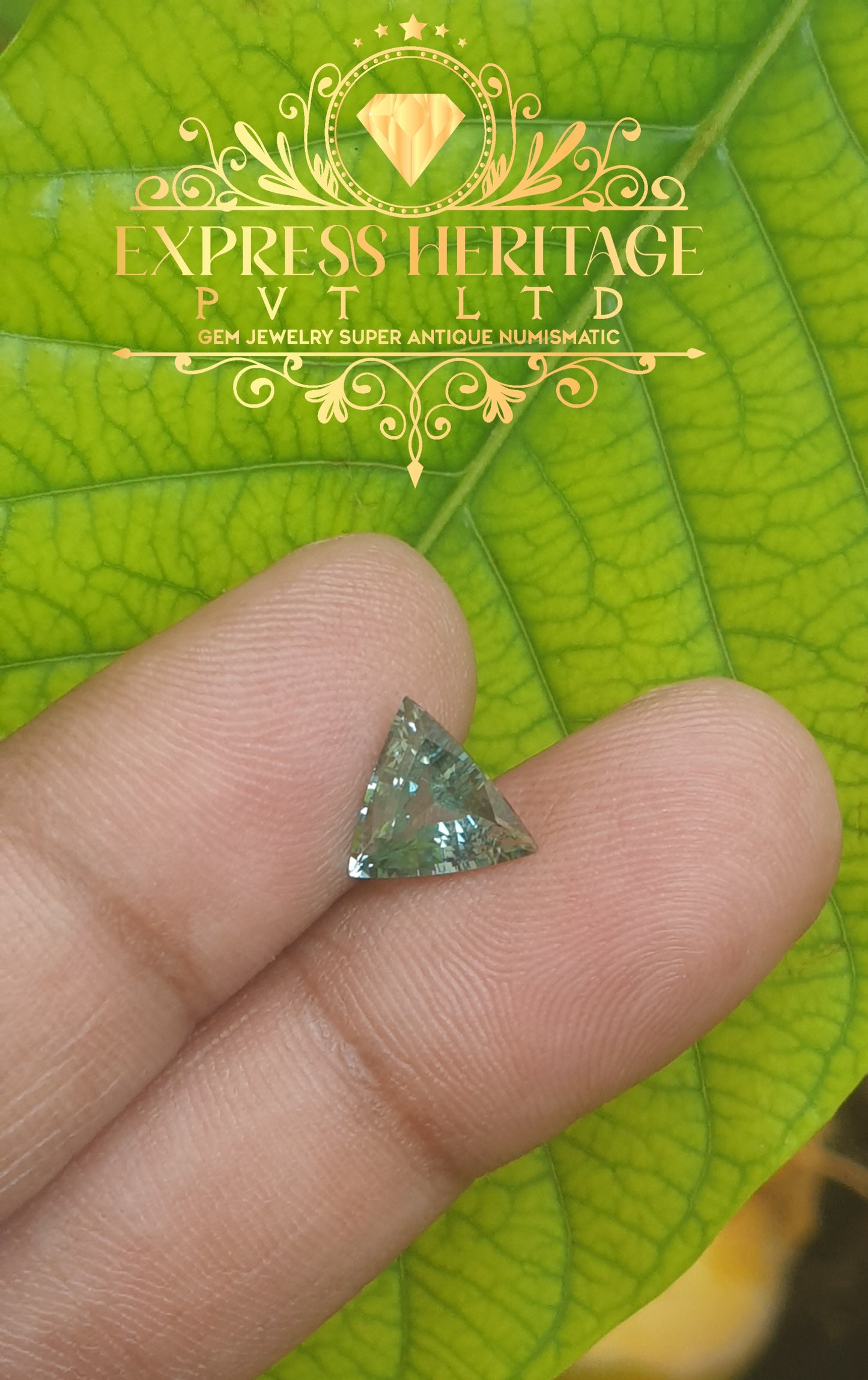 Tel Sapphir 1.650ct Blue & Green Tone