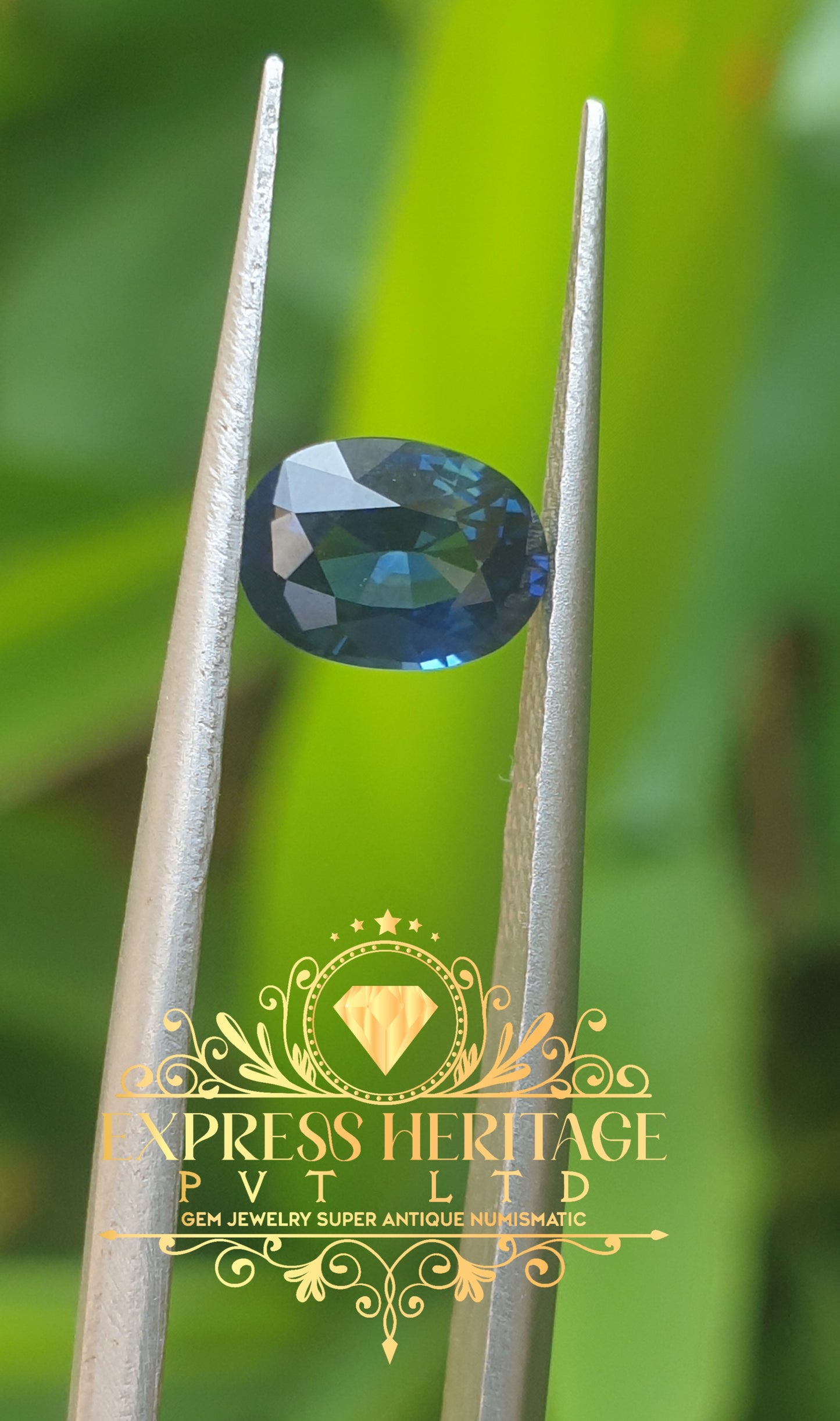 Deep Blue Sapphir 1.35ct EH1035