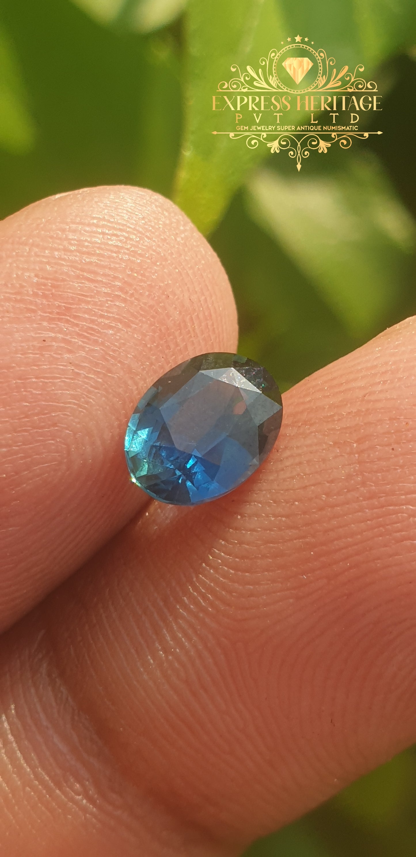Tel Sapphir 1.300ct Unique Blue-Green Sapphir
